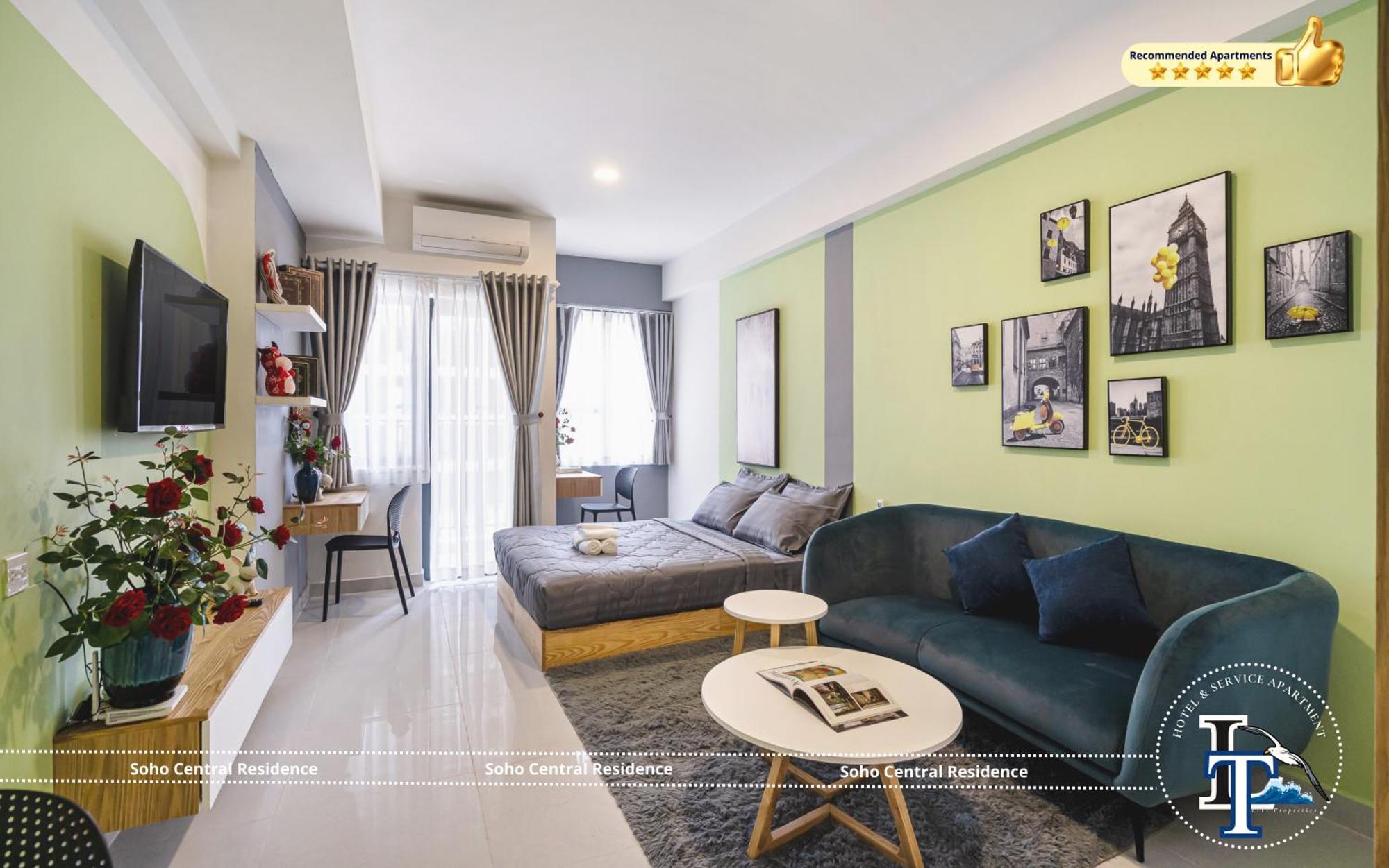 Soho Central Residence - City View - District 1 โฮจิมินห์ซิตี้ ภายนอก รูปภาพ